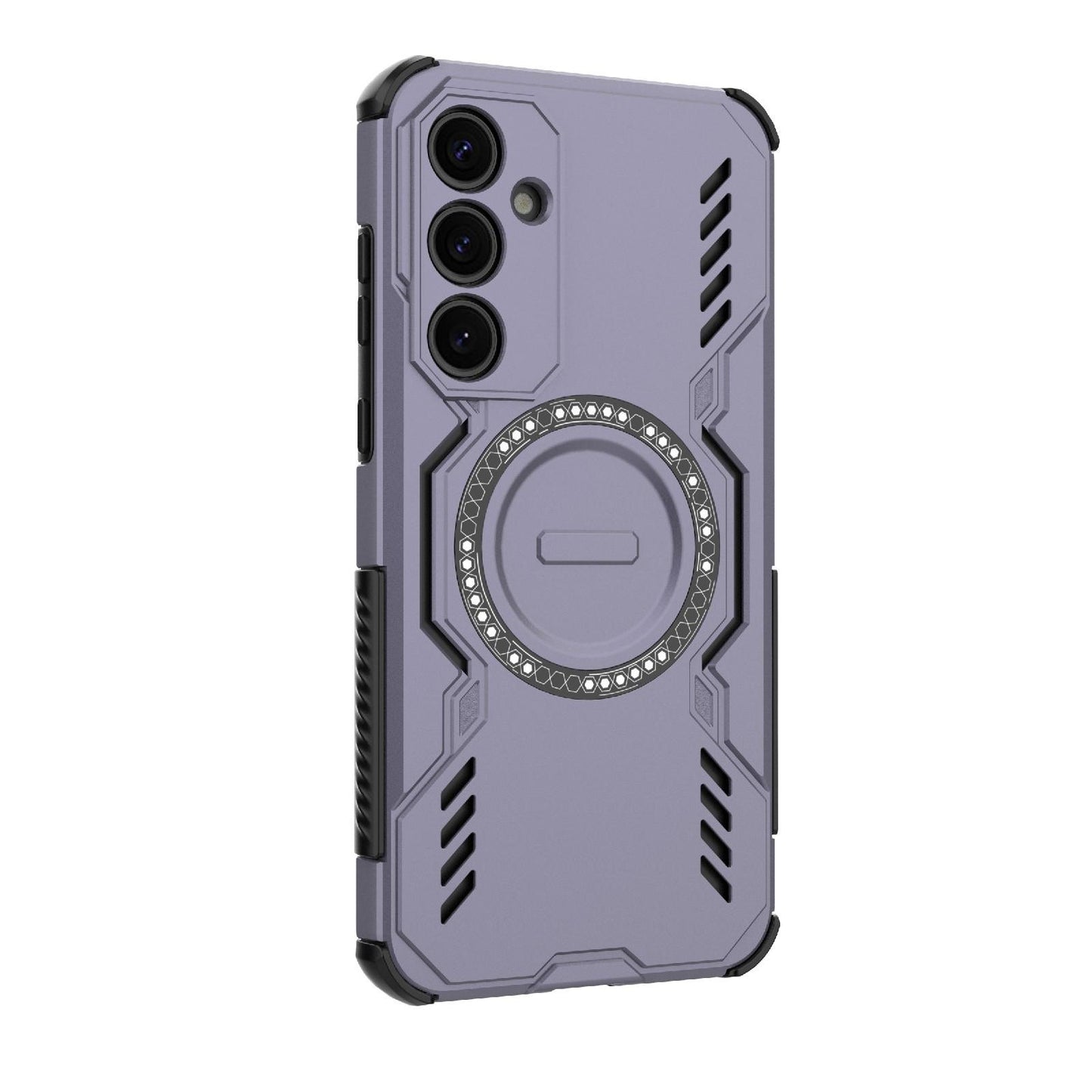 Samsung Galaxy A35 5G Butterfly Armor MagSafe Magnetic Ring Shockproof Protective Phone Case with Stand