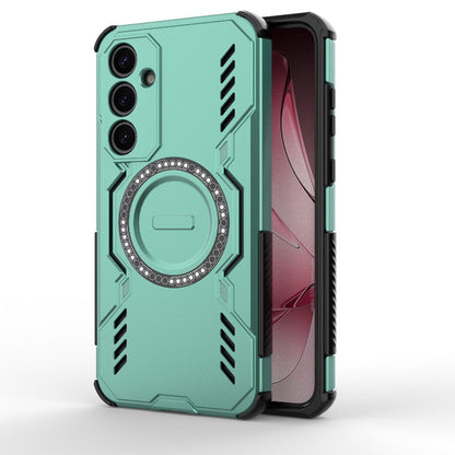 Samsung Galaxy A35 5G Butterfly Armor MagSafe Magnetic Ring Shockproof Protective Phone Case with Stand