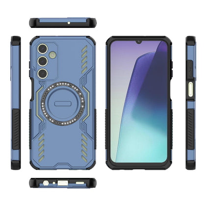 Samsung Galaxy A25 5G Butterfly Armor MagSafe Magnetic Ring Shockproof Protective Phone Case with Stand