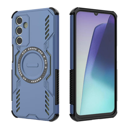 Samsung Galaxy A25 5G Butterfly Armor MagSafe Magnetic Ring Shockproof Protective Phone Case with Stand