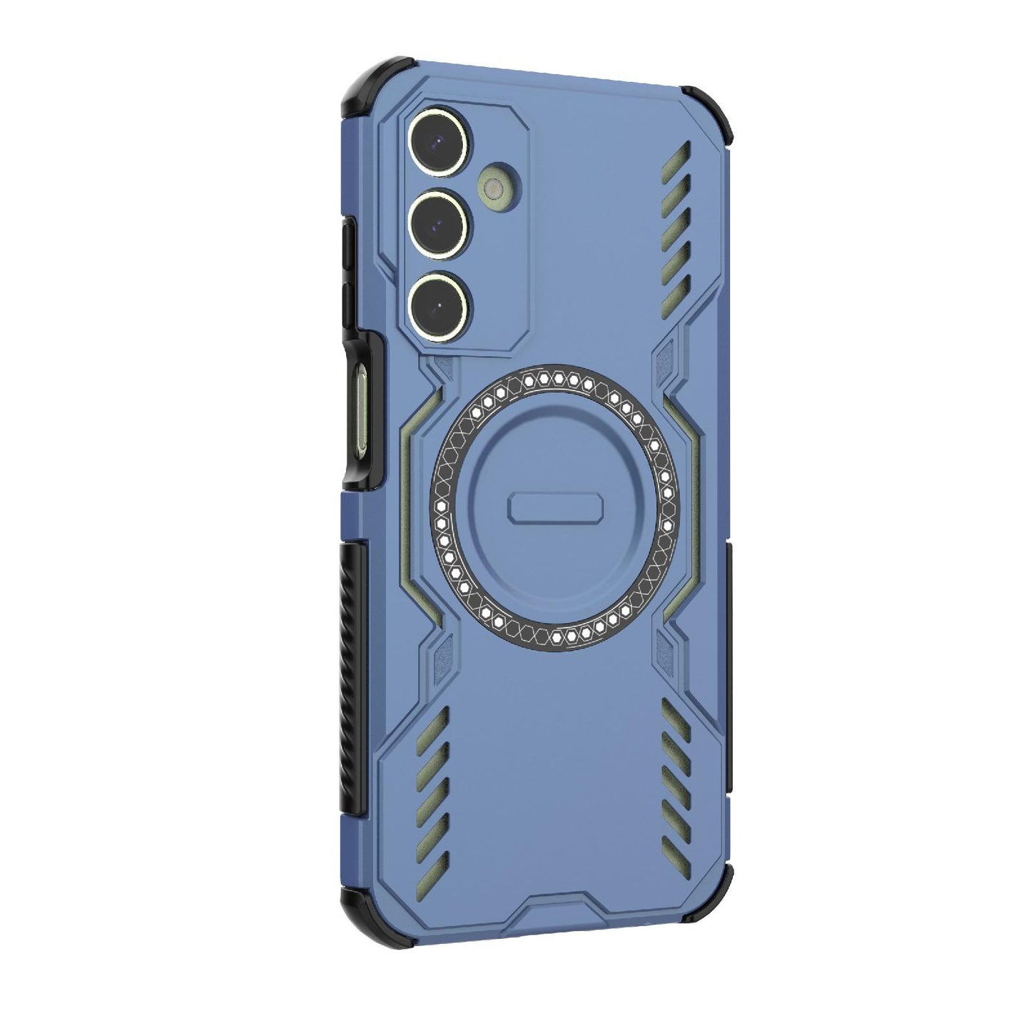 Samsung Galaxy A25 5G Butterfly Armor MagSafe Magnetic Ring Shockproof Protective Phone Case with Stand