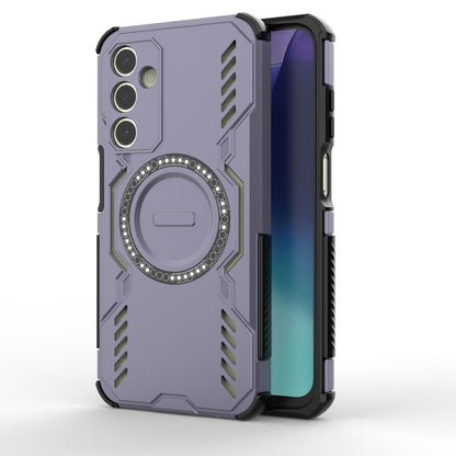 Samsung Galaxy A25 5G Butterfly Armor MagSafe Magnetic Ring Shockproof Protective Phone Case with Stand