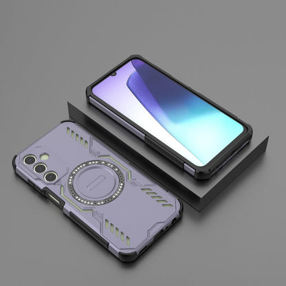 Samsung Galaxy A25 5G Butterfly Armor MagSafe Magnetic Ring Shockproof Protective Phone Case with Stand