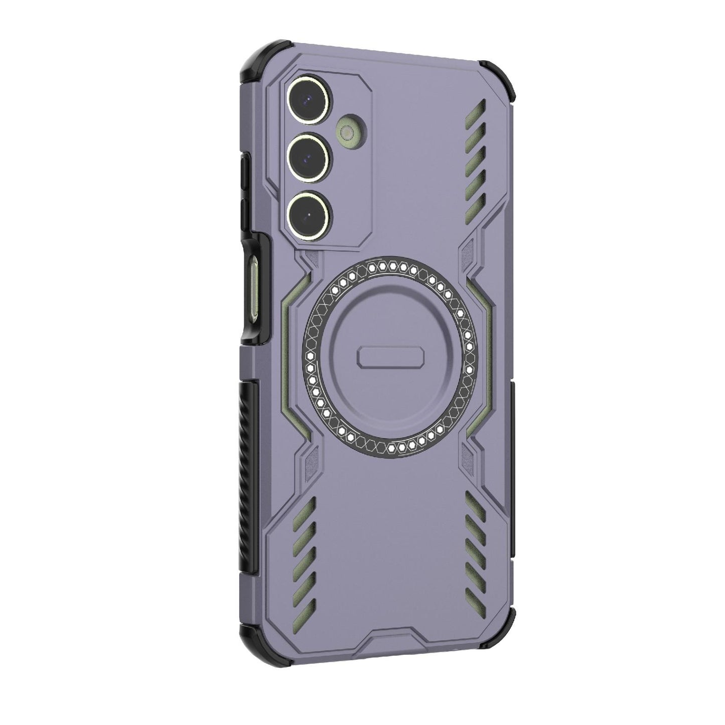 Samsung Galaxy A25 5G Butterfly Armor MagSafe Magnetic Ring Shockproof Protective Phone Case with Stand