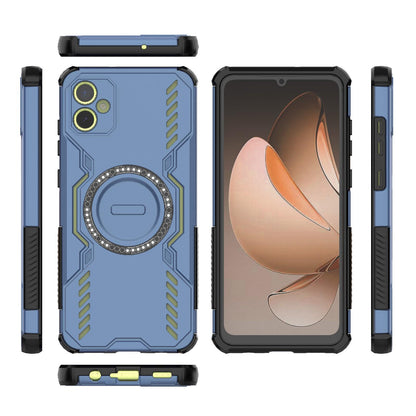 Samsung Galaxy A05 4G Butterfly Armor MagSafe Magnetic Ring Shockproof Protective Phone Case with Stand