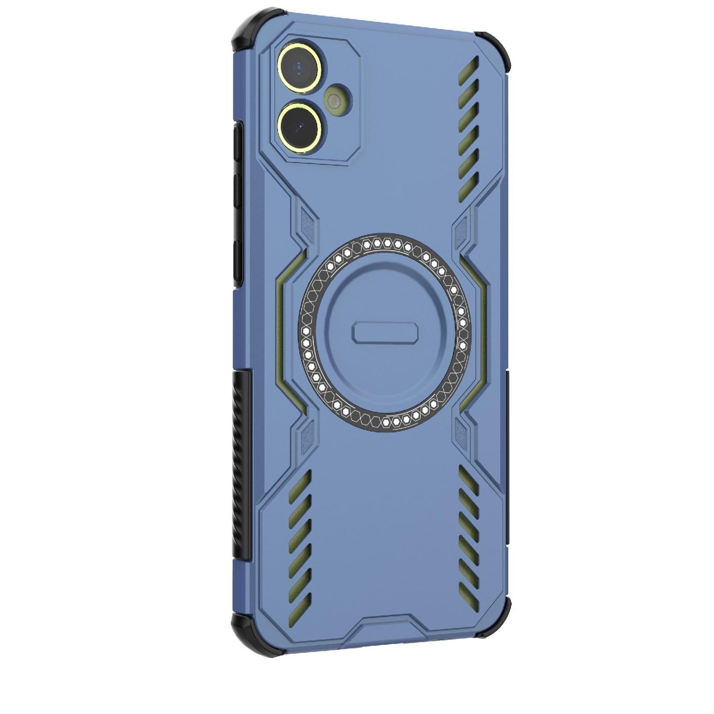 Samsung Galaxy A05 4G Butterfly Armor MagSafe Magnetic Ring Shockproof Protective Phone Case with Stand