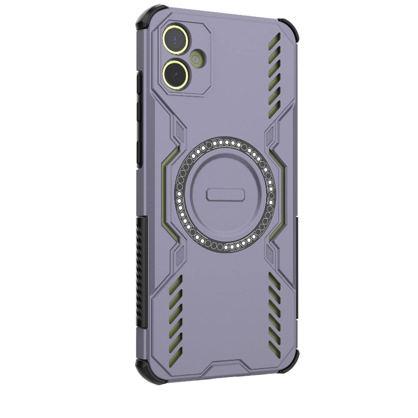 Samsung Galaxy A05 4G Butterfly Armor MagSafe Magnetic Ring Shockproof Protective Phone Case with Stand