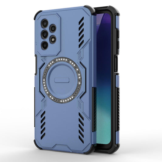 Samsung Galaxy A23 Butterfly Armor MagSafe Magnetic Ring Shockproof Protective Phone Case with Stand