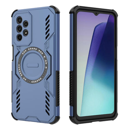 Samsung Galaxy A23 Butterfly Armor MagSafe Magnetic Ring Shockproof Protective Phone Case with Stand