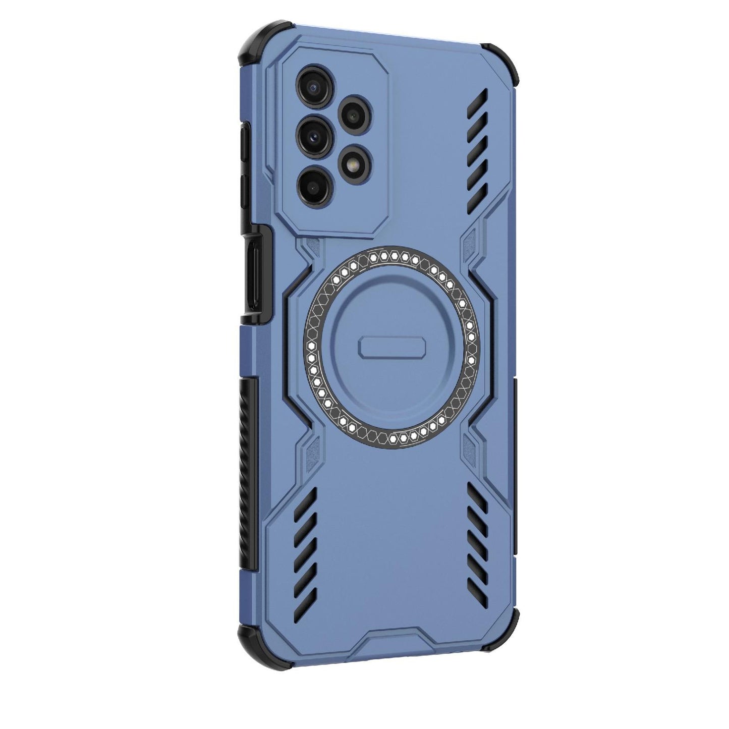 Samsung Galaxy A23 Butterfly Armor MagSafe Magnetic Ring Shockproof Protective Phone Case with Stand