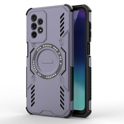 Samsung Galaxy A23 Butterfly Armor MagSafe Magnetic Ring Shockproof Protective Phone Case with Stand