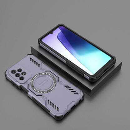 Samsung Galaxy A23 Butterfly Armor MagSafe Magnetic Ring Shockproof Protective Phone Case with Stand