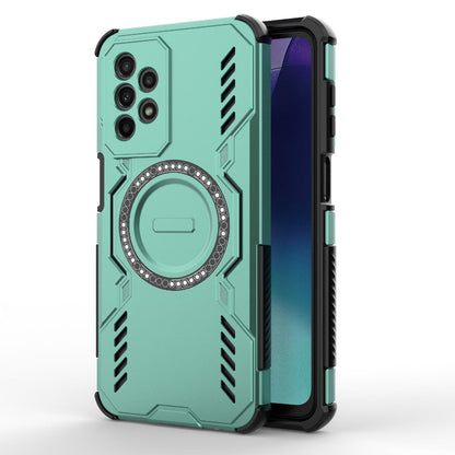 Samsung Galaxy A23 Butterfly Armor MagSafe Magnetic Ring Shockproof Protective Phone Case with Stand
