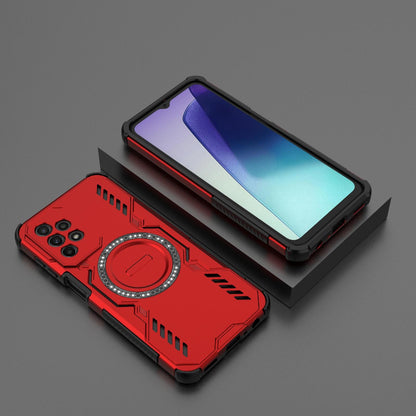 Samsung Galaxy A23 Butterfly Armor MagSafe Magnetic Ring Shockproof Protective Phone Case with Stand