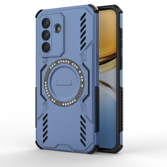 Samsung Galaxy A57 5G Butterfly Armor MagSafe Magnetic Ring Shockproof Protective Phone Case with Stand