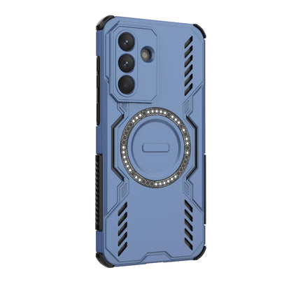 Samsung Galaxy A57 5G Butterfly Armor MagSafe Magnetic Ring Shockproof Protective Phone Case with Stand