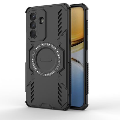 Samsung Galaxy A57 5G Butterfly Armor MagSafe Magnetic Ring Shockproof Protective Phone Case with Stand