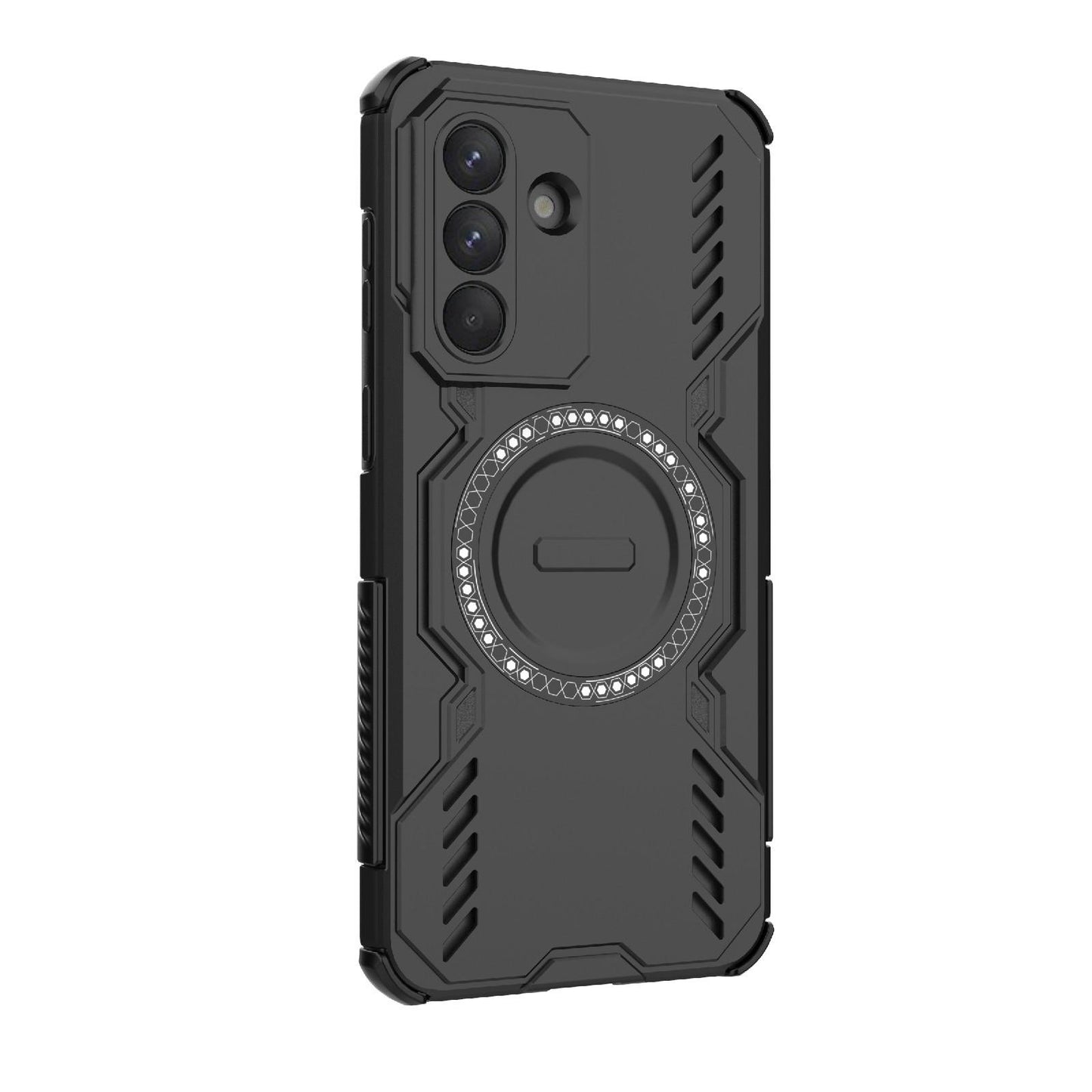 Samsung Galaxy A57 5G Butterfly Armor MagSafe Magnetic Ring Shockproof Protective Phone Case with Stand