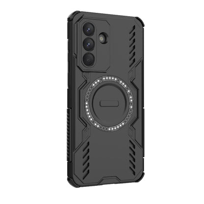 Samsung Galaxy A57 5G Butterfly Armor MagSafe Magnetic Ring Shockproof Protective Phone Case with Stand