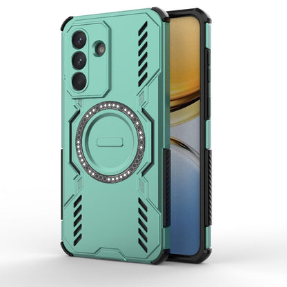 Samsung Galaxy A57 5G Butterfly Armor MagSafe Magnetic Ring Shockproof Protective Phone Case with Stand