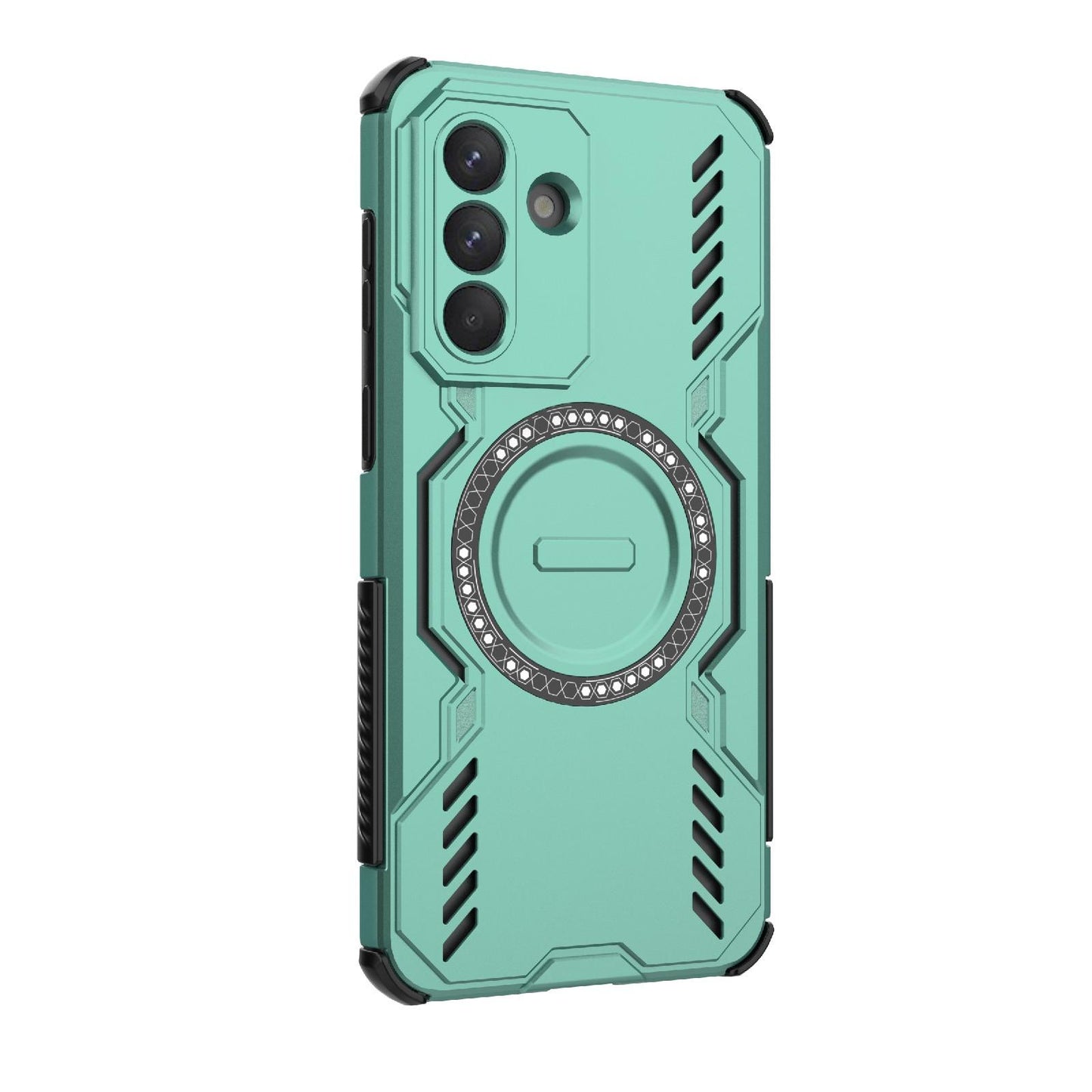 Samsung Galaxy A57 5G Butterfly Armor MagSafe Magnetic Ring Shockproof Protective Phone Case with Stand