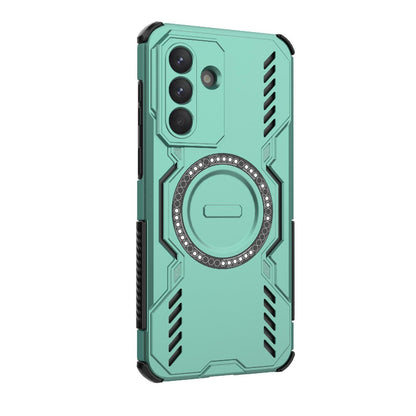 Samsung Galaxy A57 5G Butterfly Armor MagSafe Magnetic Ring Shockproof Protective Phone Case with Stand