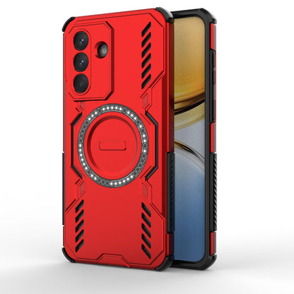 Samsung Galaxy A57 5G Butterfly Armor MagSafe Magnetic Ring Shockproof Protective Phone Case with Stand