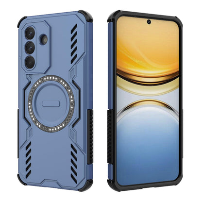 Samsung Galaxy A37 5G Butterfly Armor MagSafe Magnetic Ring Shockproof Protective Phone Case with Stand