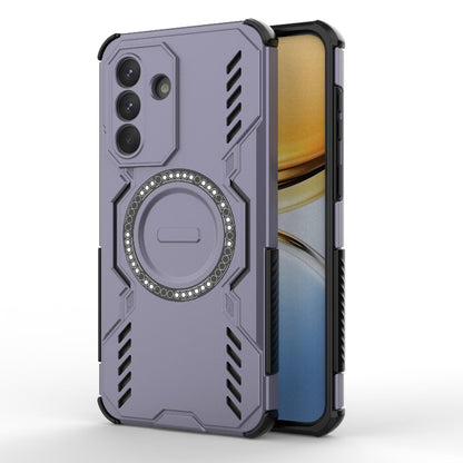 Samsung Galaxy A37 5G Butterfly Armor MagSafe Magnetic Ring Shockproof Protective Phone Case with Stand