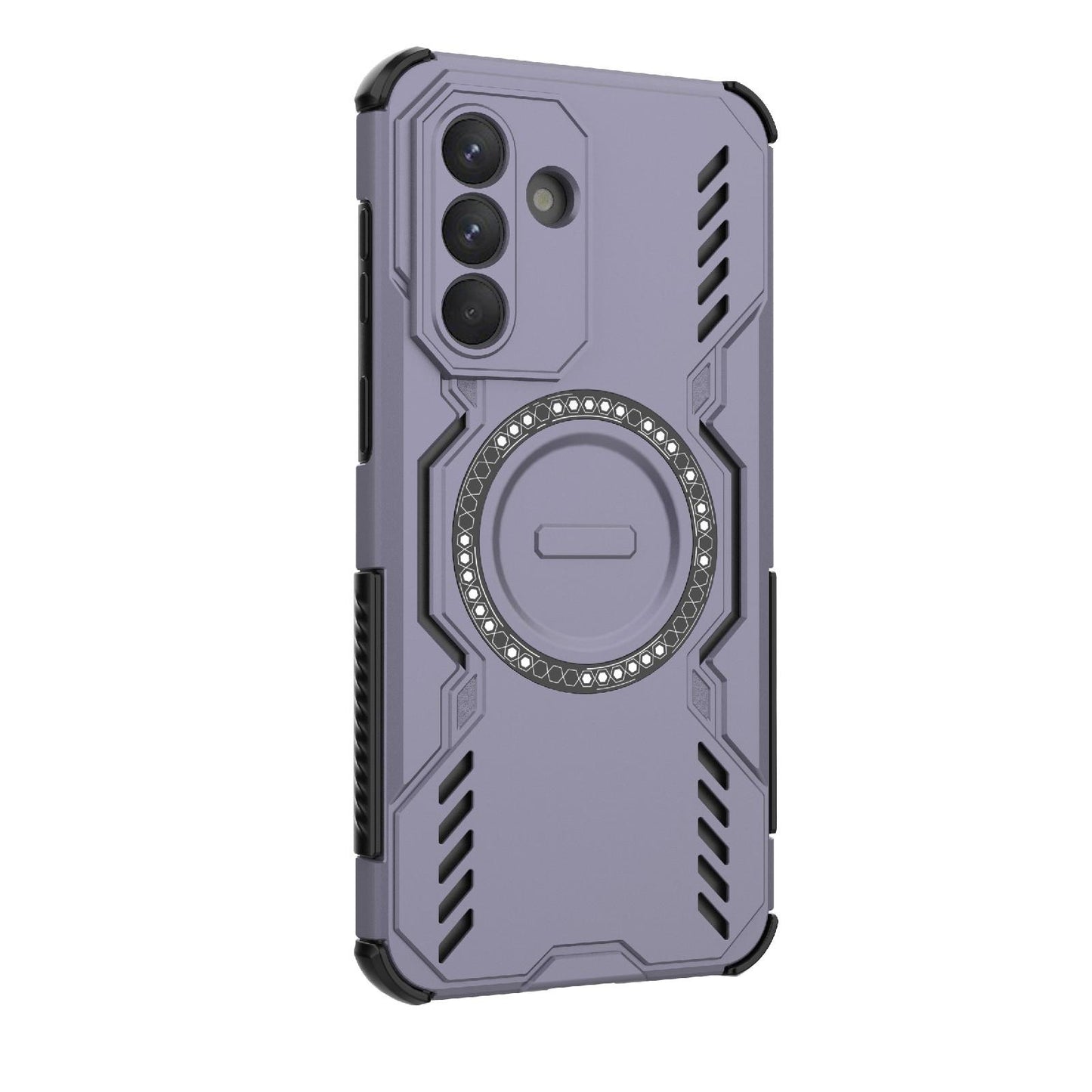 Samsung Galaxy A37 5G Butterfly Armor MagSafe Magnetic Ring Shockproof Protective Phone Case with Stand