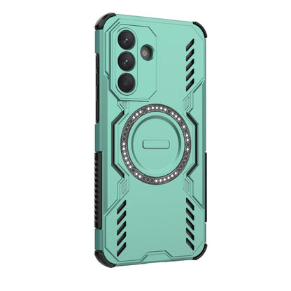 Samsung Galaxy A37 5G Butterfly Armor MagSafe Magnetic Ring Shockproof Protective Phone Case with Stand