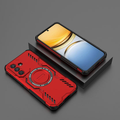 Samsung Galaxy A37 5G Butterfly Armor MagSafe Magnetic Ring Shockproof Protective Phone Case with Stand