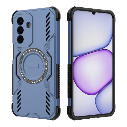Samsung Galaxy A27 5G Butterfly Armor MagSafe Magnetic Ring Shockproof Protective Phone Case with Stand