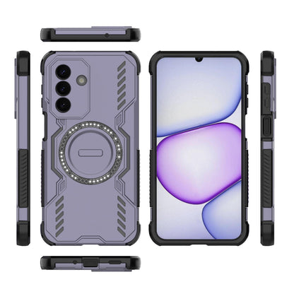 Samsung Galaxy A27 5G Butterfly Armor MagSafe Magnetic Ring Shockproof Protective Phone Case with Stand