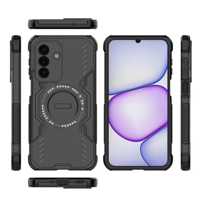 Samsung Galaxy A27 5G Butterfly Armor MagSafe Magnetic Ring Shockproof Protective Phone Case with Stand