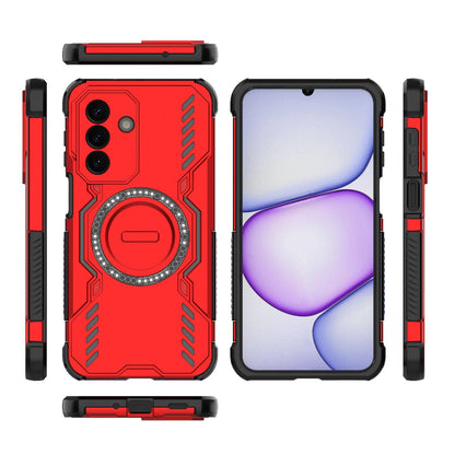 Samsung Galaxy A27 5G Butterfly Armor MagSafe Magnetic Ring Shockproof Protective Phone Case with Stand