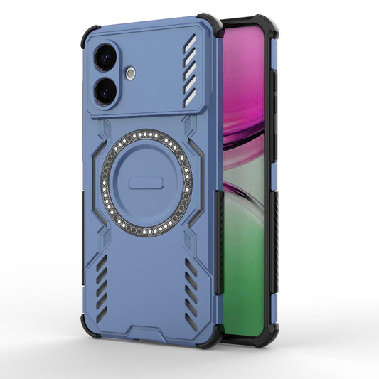 Samsung Galaxy S26 Edge 5G Butterfly Armor MagSafe Magnetic Ring Shockproof Protective Phone Case with Stand