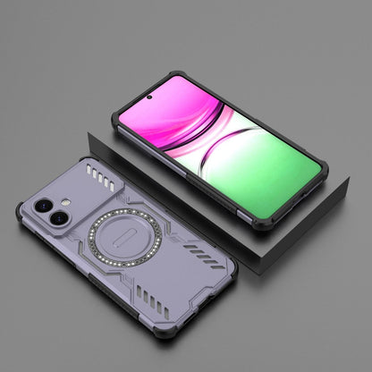 Samsung Galaxy S26 Edge 5G Butterfly Armor MagSafe Magnetic Ring Shockproof Protective Phone Case with Stand
