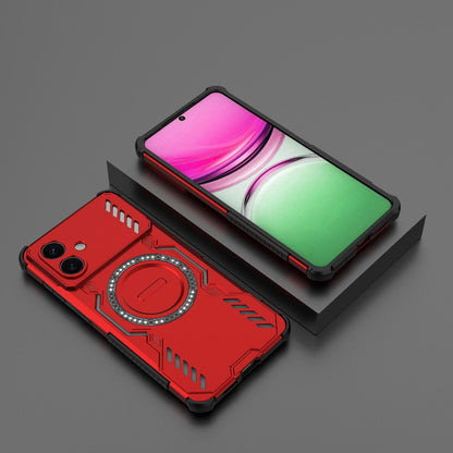 Samsung Galaxy S26 Edge 5G Butterfly Armor MagSafe Magnetic Ring Shockproof Protective Phone Case with Stand
