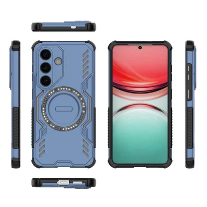 Samsung Galaxy S26 5G Butterfly Armor MagSafe Magnetic Ring Shockproof Protective Phone Case with Stand