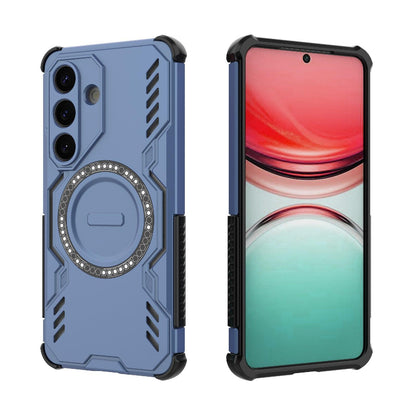 Samsung Galaxy S26 5G Butterfly Armor MagSafe Magnetic Ring Shockproof Protective Phone Case with Stand