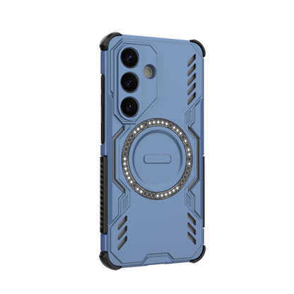 Samsung Galaxy S26 5G Butterfly Armor MagSafe Magnetic Ring Shockproof Protective Phone Case with Stand
