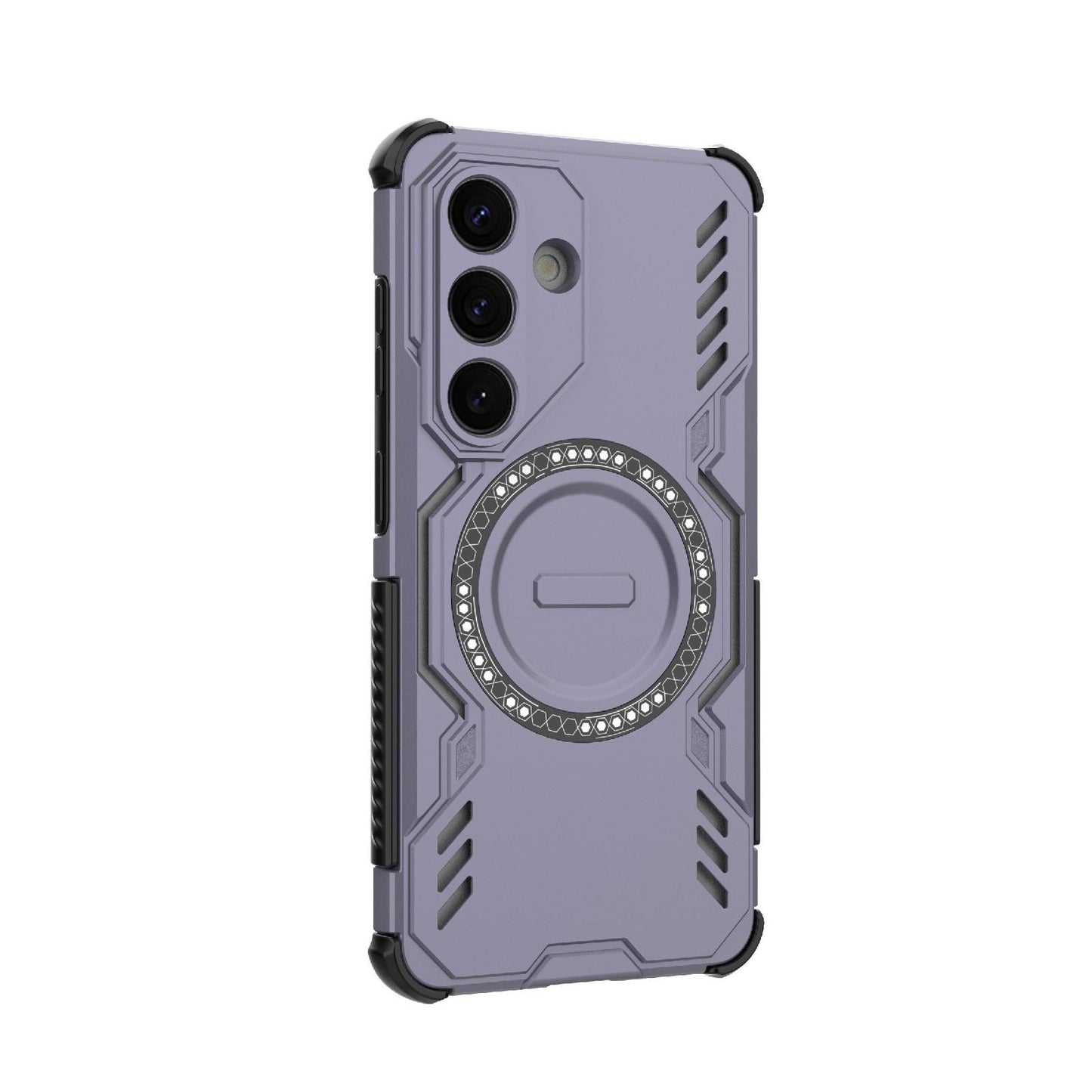 Samsung Galaxy S26 5G Butterfly Armor MagSafe Magnetic Ring Shockproof Protective Phone Case with Stand