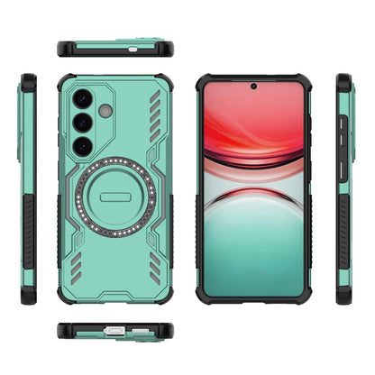 Samsung Galaxy S26 5G Butterfly Armor MagSafe Magnetic Ring Shockproof Protective Phone Case with Stand