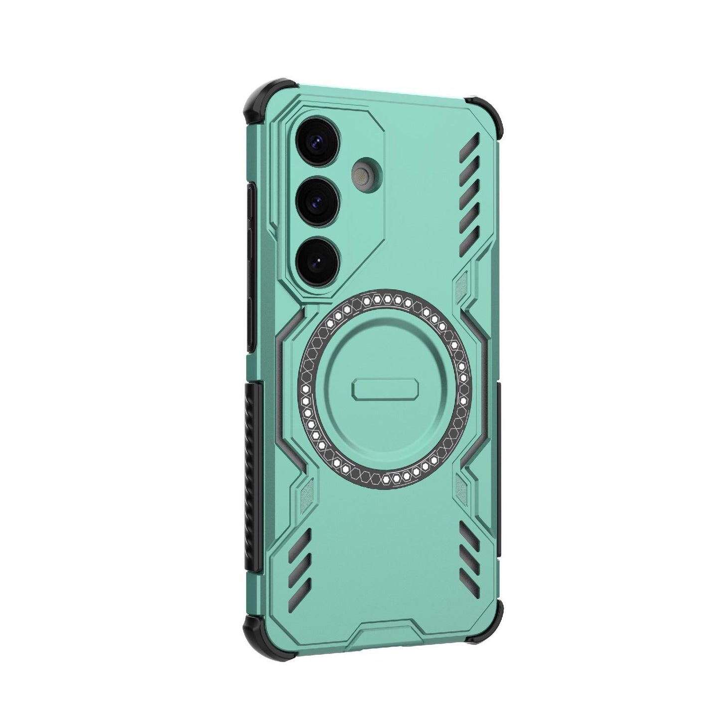 Samsung Galaxy S26 5G Butterfly Armor MagSafe Magnetic Ring Shockproof Protective Phone Case with Stand