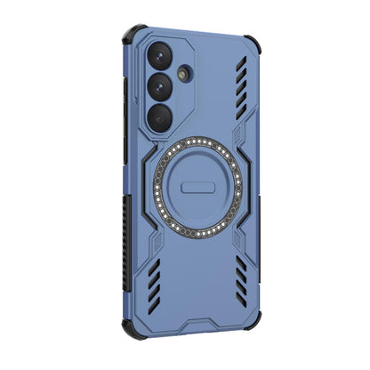 Samsung Galaxy S26+ 5G Butterfly Armor MagSafe Magnetic Ring Shockproof Protective Phone Case with Stand