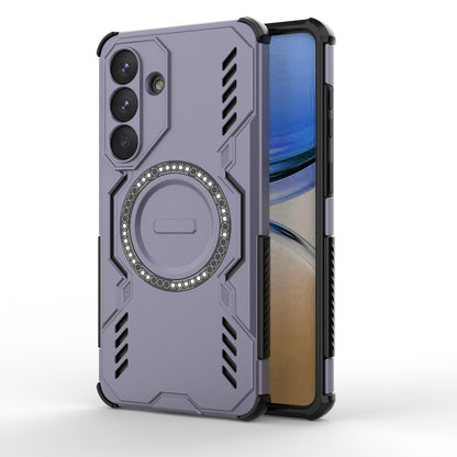 Samsung Galaxy S26+ 5G Butterfly Armor MagSafe Magnetic Ring Shockproof Protective Phone Case with Stand