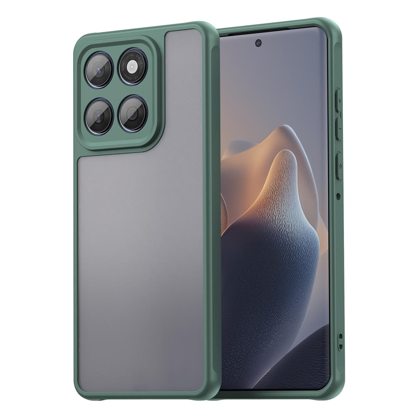 Motorola Edge 60 Fusion TPU Hybrid PC Frosted Phone Case with Durable Scratch, Dirt & Wear Protection, Precise Cutouts, Lightweight Easy-Fit Slim Cover