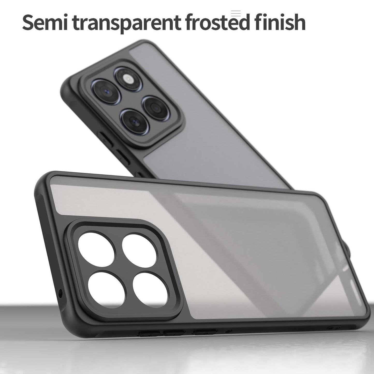 Motorola Edge 60 TPU Hybrid PC Frosted Phone Case with Durable Scratch, Dirt & Wear Protection, Precise Cutouts, Lightweight Easy-Fit Slim Cover