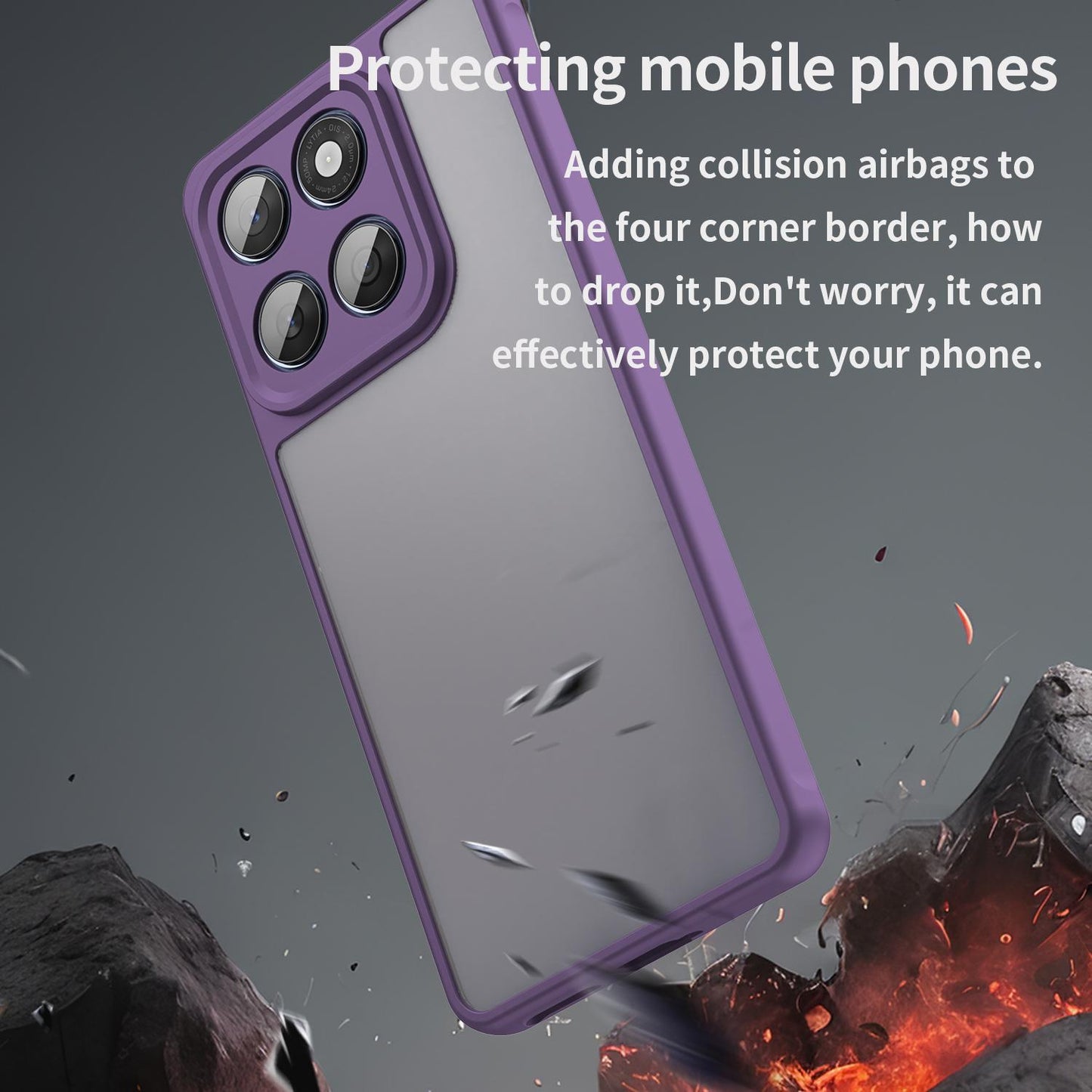 Motorola Edge 60 TPU Hybrid PC Frosted Phone Case with Durable Scratch, Dirt & Wear Protection, Precise Cutouts, Lightweight Easy-Fit Slim Cover